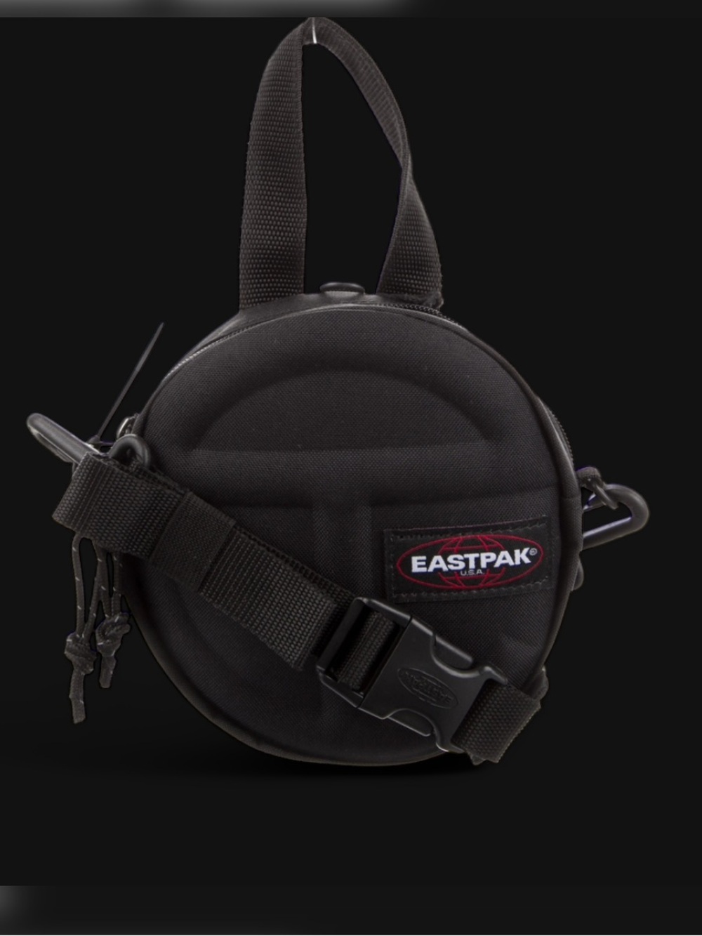 Telfar x Eastpak Black Circular Crossbody Bag
